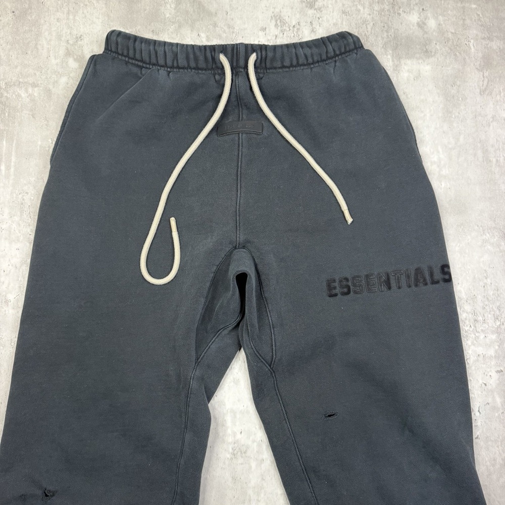 Fear of God Essentials Pants Men's XS Black Fleece Jogger Sweat Drawstring